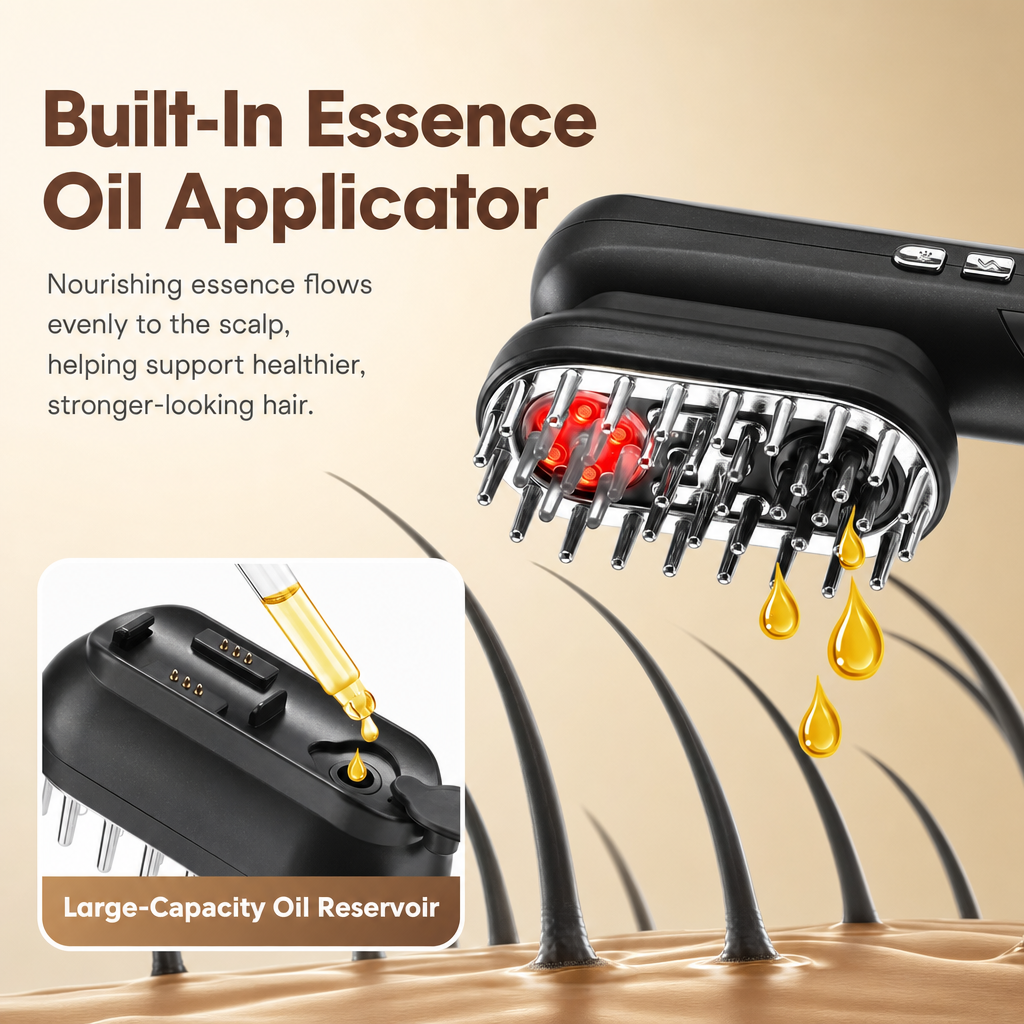 4-in-1 Red Light Scalp & Skin Massager