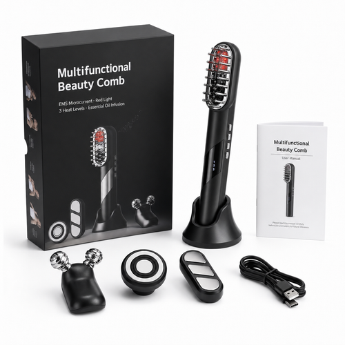 4-in-1 Red Light Scalp & Skin Massager