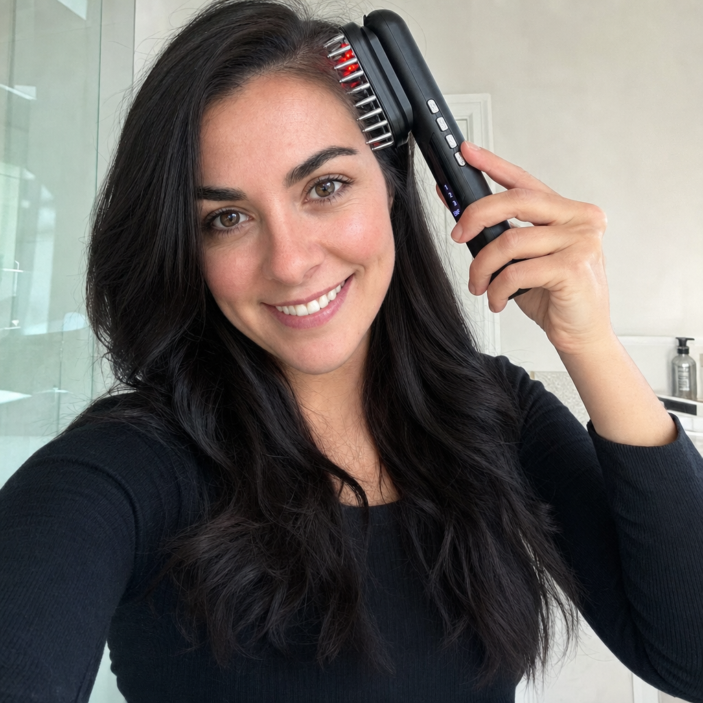 4-in-1 Red Light Scalp & Skin Massager